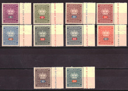 Liechtenstein Dienst 35 T/m 44 MNH ** (1950) - Official