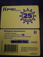NETHERLANDS  HFL 25,- ,- REFILL HI PREPAY  YELLOW /2001    TELECOM  PREPAID   ** 6345** - Cartes GSM, Prépayées Et Recharges