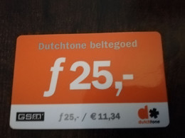 NETHERLANDS   DUTCHTONE   HFL 25,-   REFILL GSM/  13-04-2002  TELECOM  PREPAID   ** 6359** - Cartes GSM, Prépayées Et Recharges