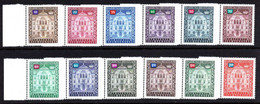 Liechtenstein 1976 Service Neufs** N°57 à 68 Série Complète TB   2 € (cote 11,25 € 12 Valeurs) - Service