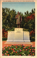 Minnesota Mayo Park William Worrell Mayo Statue 1940 Curteich - Rochester