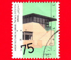 ISRAELE - Usato - 1990 - Architettura - Una Scuola Nel Kibbutz Deganya; Di R. Kauffmann (1930) - 75 - Usados (sin Tab)