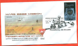 United States 2021. Mars Mission. Special Stamp. - North  America