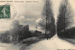 CAUMONT-L'EVENTE : Route De Caen, Arrivée Du Tramway - Tres Bon Etat - Andere Gemeenten