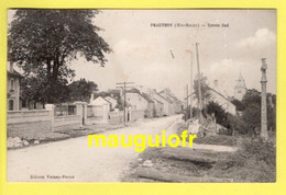 52 HAUTE MARNE / PRAUTOY / ENTRÉE SUD DU VILLAGE , CALVAIRE ET CLOCHER DE L'EGLISE / 1931 - Prauthoy