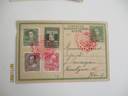 1908  Osterreich  Autriche Fraciscus Josephus Juvilee Entier Postal Stationery Card - Storia Postale