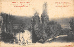 CPA 66 SERIA DE CERDANA 1906 CERCANIAS DE PUIGCERDA BAJADA DE BOURG MADAME - Andere & Zonder Classificatie