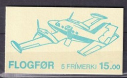FEROE - 1985 - CARNET YVERT N° C119 ** MNH - COTE = 22.5 EUR. - HELICOPTERES ET AVIONS - Färöer Inseln