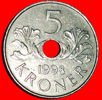 * ORDER OF ST. OLAF (1998-2017): NORWAY ★ 5 CROWNS 1998 DISCOVERY COIN! LOW START ★ NO RESERVE! - Noruega