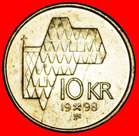 * CHURCH (1995-2012): NORWAY ★ 10 CRONWS 1998! DISCOVERY COIN LOW START ★ NO RESERVE! - Noruega