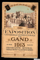 Wereldtentoonstelling Van Gent 1913 Exposition Universelle De Gand PROGRAMME, REGLEMENT, CLASSIFICATION - Collezioni