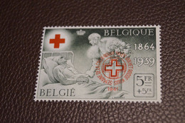 Croix Rouge 1864 - 1939 ,superbe Timbre 5 Fr., Avec N° à L'arrière,belle Cote ,strictement Neuf Avec Gomme - Ongebruikt