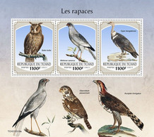 CHAD 2021 -  Birds Of Prey, Owl. Official Issue [TCH210319a] - Hiboux & Chouettes