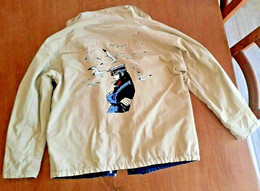 Blouson Veste Manteau CORTO MALTESE Réversible Bleu Beige Pressions Fermeture M Veste Réversible - Corto Maltese