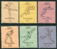 YUGOSLAVIA 1952 Olympic Games  MNH / **.  Michel 698-703 - Neufs