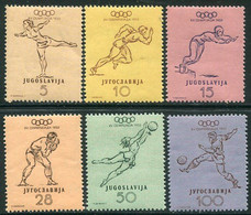 YUGOSLAVIA 1952 Olympic Games  LHM / *.  Michel 698-703 - Unused Stamps