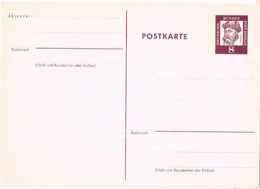 L-ALL-383 - ALLEMAGNE BERLIN Entier Postal 8 Pf Gutenberg - Cartes Postales - Neuves