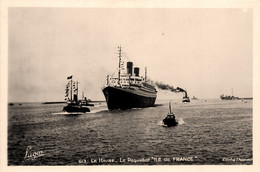 Le Havre * Le Paquebot ILE DE FRANCE * Bateau Navire Transatlantique - Unclassified