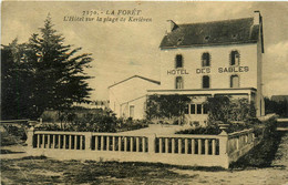 Fouesnant * La Forêt * Hôtel Des Sables Sur La Plage De Kerléven - Fouesnant