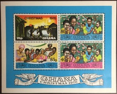 Ghana 1976 Christmas Minisheet MNH - Ghana (1957-...)