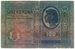 Yugoslavia, Serbia - 100 Kronen (SRBOBRAN) OVERPRINT/SEAL (YS229) - Yugoslavia