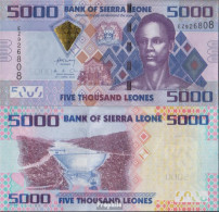 Sierra Leone Pick-Nr: 32a Bankfrisch 2010 5.000 Leones - Sierra Leone