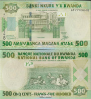 Ruanda Pick-Nr: 34 Bankfrisch 2008 500 Francs - Rwanda