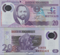 Mosambik Pick-Nr: 149a Bankfrisch 2011 20 Meticais - Mozambique