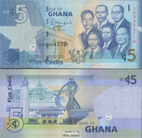 Ghana Pick-Nr: 38f Bankfrisch 2015 5 Cedis - Ghana