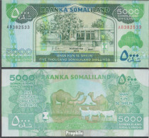 Somaliland Pick-Nr: 21a Bankfrisch 2011 5.000 Shillings - Somalie