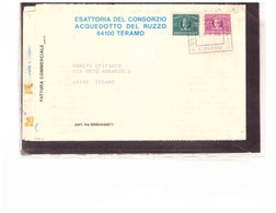 TEM15805  -   AGENZIA RECAPITO ESPRESSI TERAMO   25.7.1976 /   CON INTERESSANTER AFFRANCATURA - 1981-90: Poststempel