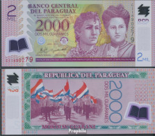 Paraguay Pick-Nr: 228c Bankfrisch 2011 2.000 Guaranies - Paraguay