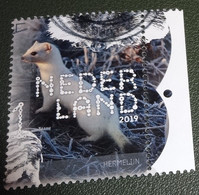 Nederland - NVPH - Xxxx - 2019 - Gebruikt - Beleef De Natuur - Hermelijn - Tab - Used Stamps