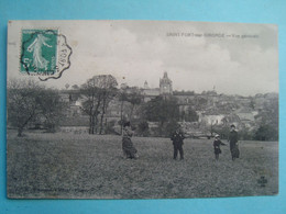 17 - SAINT FORT SUR GIRONDE - Vue Générale - 1908 - Sonstige Gemeinden