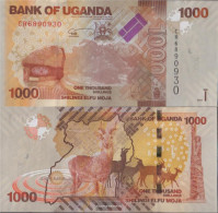 Uganda Pick-number: 49e Uncirculated 2017 1.000 Shillings - Uganda