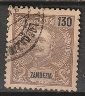 Zambezia 1903 130 Reis. Yvert #52 Used - Zambeze