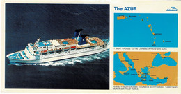 THE AZUR - Chandris Cruises (company Issue) - Paquebots