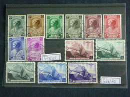 BELG.1937/1938 Series 458/65 & 466/70 ° - Gebruikt