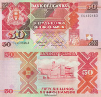 Uganda Pick-Nr: 30a Bankfrisch 1987 50 Shillings - Ouganda