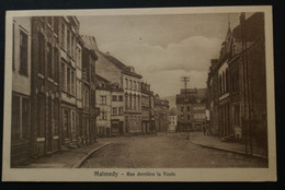 Malmedy - Rue Derrière La Vaulx (timbre Roi Albert 15 C Mauve Avec Cachet Eupen) - Malmedy