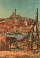 13 / --POISSONNIERES SUR LE PORT -MARSEILLE -illustrateur Tanner En 1939 - Artesanos