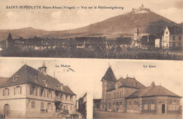 CPA 68 SAINT HIPPOLYTE HAUTE ALSACE VUE SUR LA HOHKOENIGSBOURG - Sonstige & Ohne Zuordnung