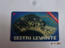 ITALIE ITALIA CARTE STATIONNEMENT BANDE MAGNÉTIQUE PARKIBG CARD SESTRI LEVANTE - Verzamelingen