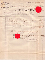 DISON 1888 Entreprise De Pavage Henri Hardy / RARE - 1800 – 1899