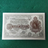 FALKLAND 50 PENCE 1974 - Isole Falkland