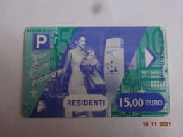 ITALIE ITALIA CARTE STATIONNEMENT BANDE MAGNÉTIQUE PARKIBG CARD 15.00€ - [4] Colecciones