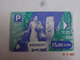 ITALIE ITALIA CARTE STATIONNEMENT BANDE MAGNÉTIQUE PARKIBG CARD 15.00€ - [4] Collections