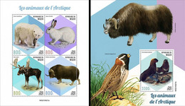 Niger 2021, Animals, Artic Animals, 4val In BF +BF - Arctic Wildlife