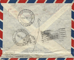 Rhodesia 1960 Bulawayo Returned Letter Branch Machine Cancel Underfranked Cover Nyasaland - Southern Rhodesia (...-1964)