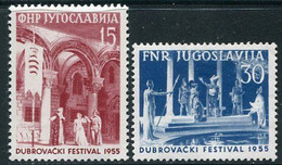 YUGOSLAVIA 1955 Dubrovnik Festival. MNH / **.  Michel 761-62 - Ungebraucht